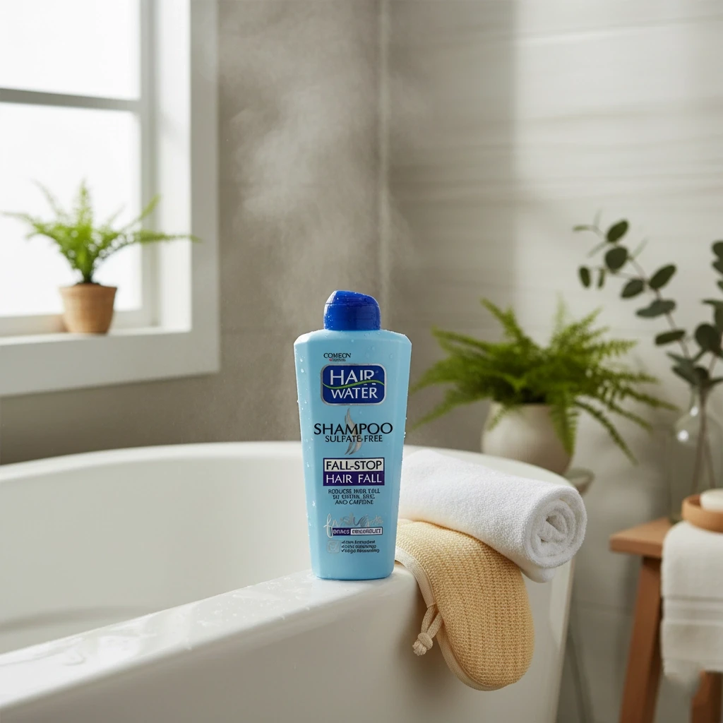 شامپو فاقد سولفات ضد ریزش مو کامان مدل فال استاپ 400 میلی لیتر